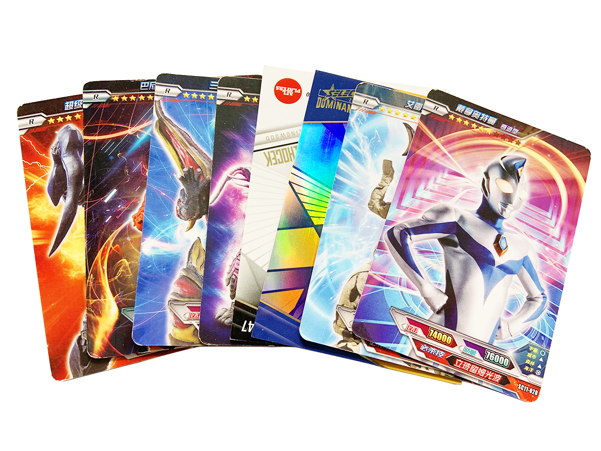 奥特曼游戏卡片发卡机 多台发卡点数机配款枕式包装机