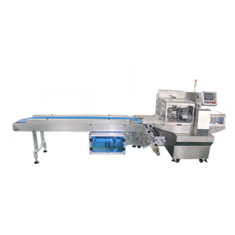 蔬菜包装机 果蔬托盒包装机自动识别蔬菜长短称重 蔬菜保鲜膜包装